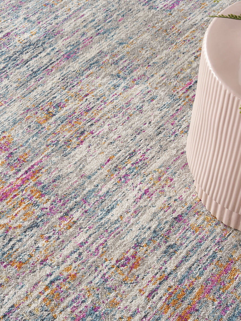 Passion PSN09 Ivory/Multicolor 5' x Round Rug image number 7