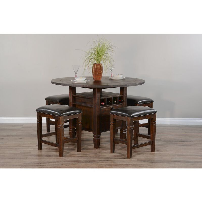 Sunny Designs 54" Round Counter Height Dining Set image number 1