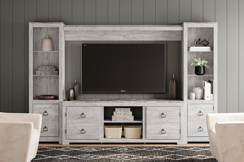 Willowton 4-Piece Entertainment Center image number 1