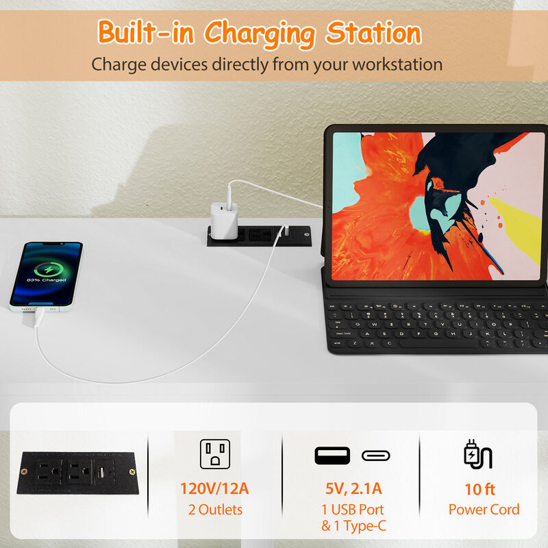 Space-Saving Bed with LED Light and Desk – Perfect for Teens, Kids, or Home Office