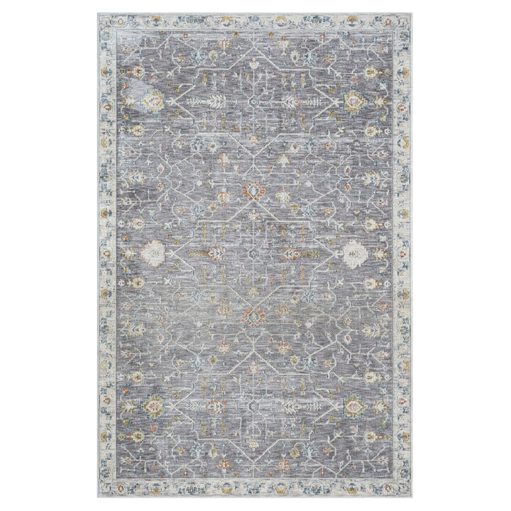 HomeRoots Floral Area Rug