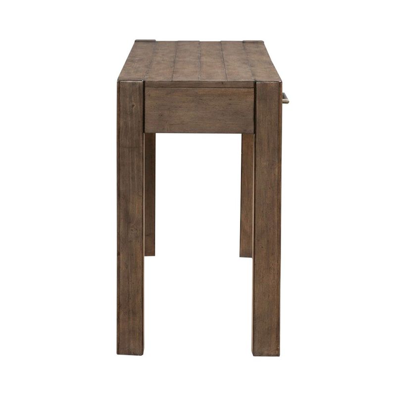 Liberty Furniture Broadmore Living Room Console Table - Cobblestone Brown image number 3