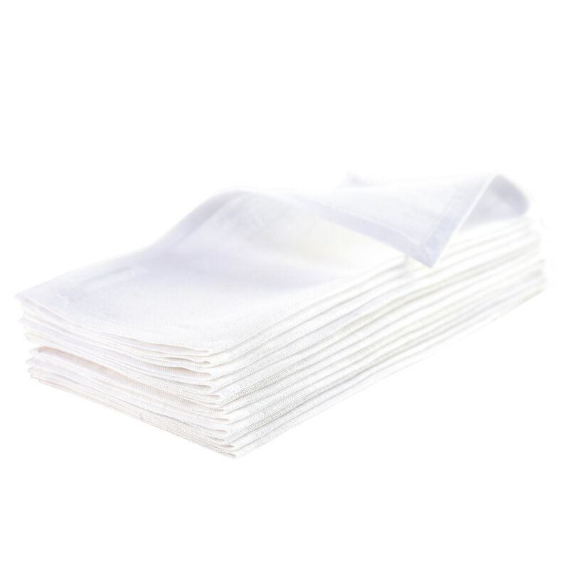 Christmas Linen Cocktail Napkins 6 x 6 in Set of 12 - Fete, Solino Home