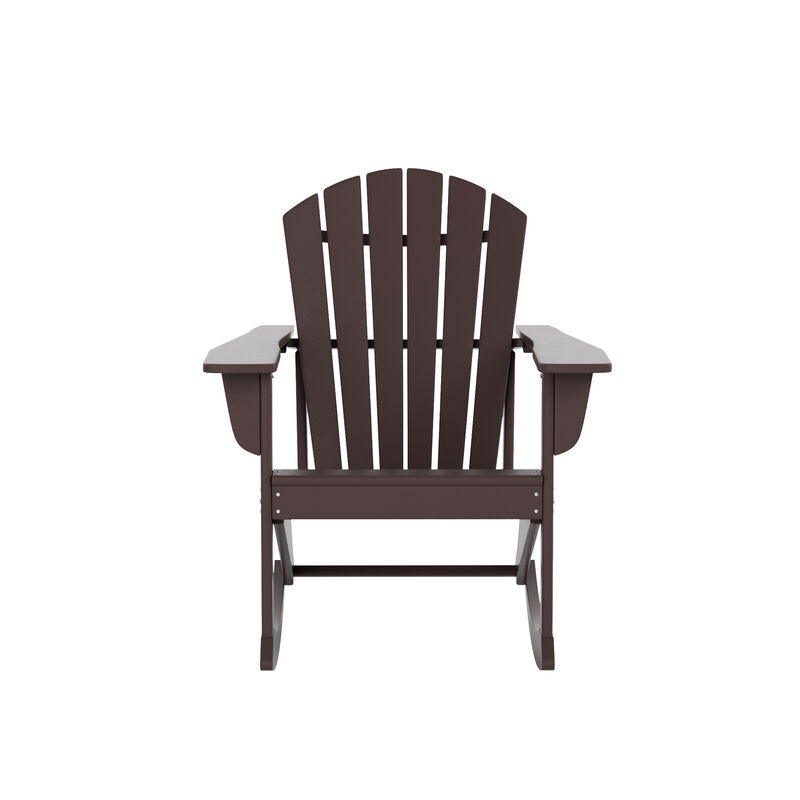 WestinTrends Outdoor Patio Adirondack Rocking Chair