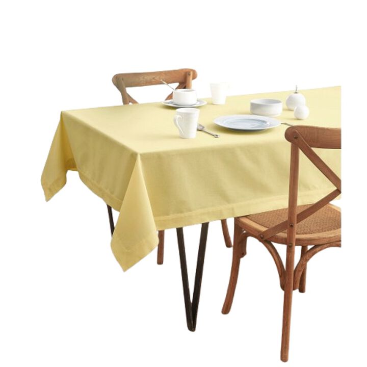 Cotton Linen Tablecloth - Dru - Cotton Linen Plain
