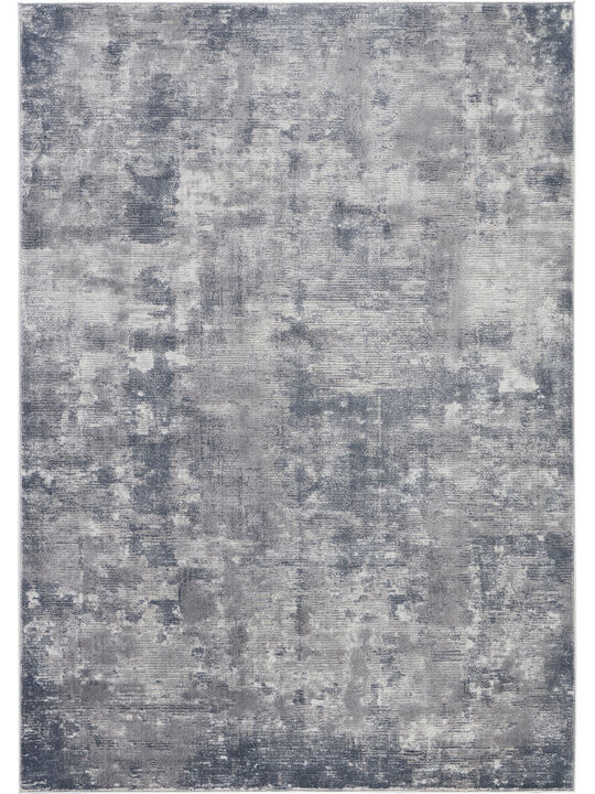 Rustic Textures RUS05 Gray 6' x 9' Rug