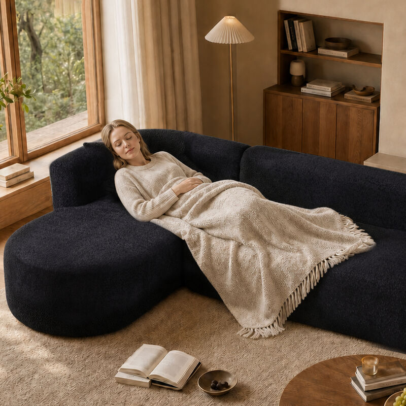 Cetram  L-Shaped Modular Sectional Sofa image number 3