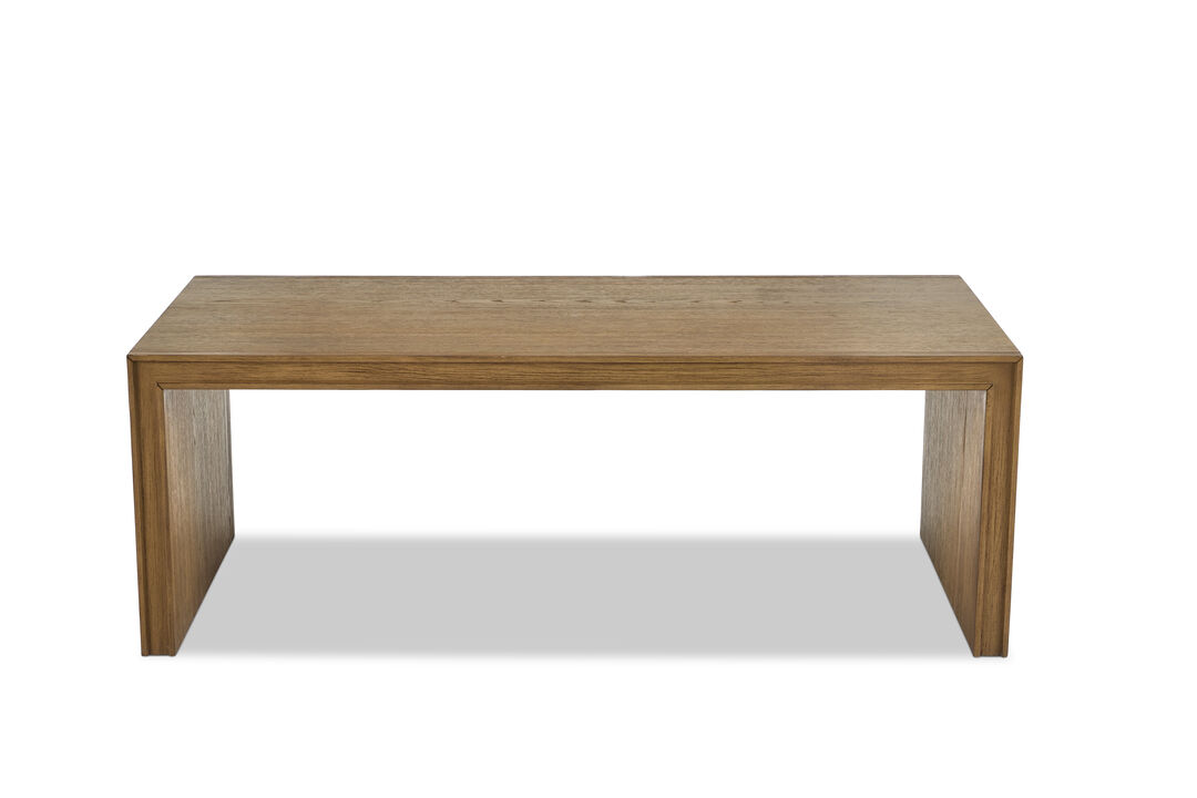 Waterfall Brown Rectangular Coffee Table