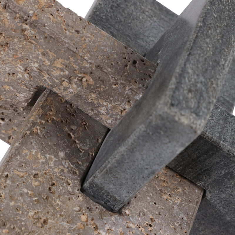 Marble & Dark Travertine Knot image number 5