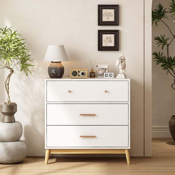 Toskha Modern White Chest