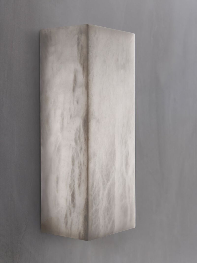 Beacon Lighting Times Alabaster LED Wall Sconce IP44 Bathroom Wall Light, Wet Rated image number 7