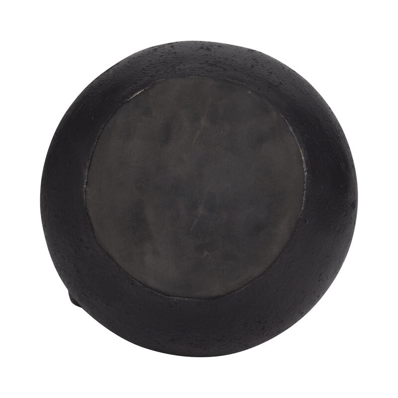 19" Organic Jug With Handle, Black