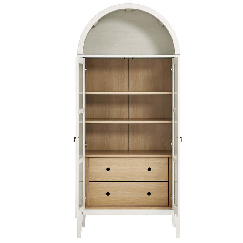 Nolan Tall Arched Storage Display Cabinet image number 5
