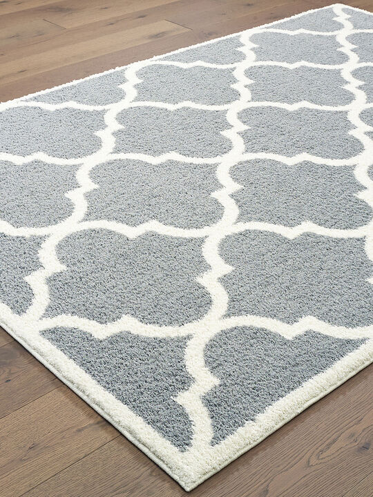 Verona 2'3" x 7'6" Grey Rug