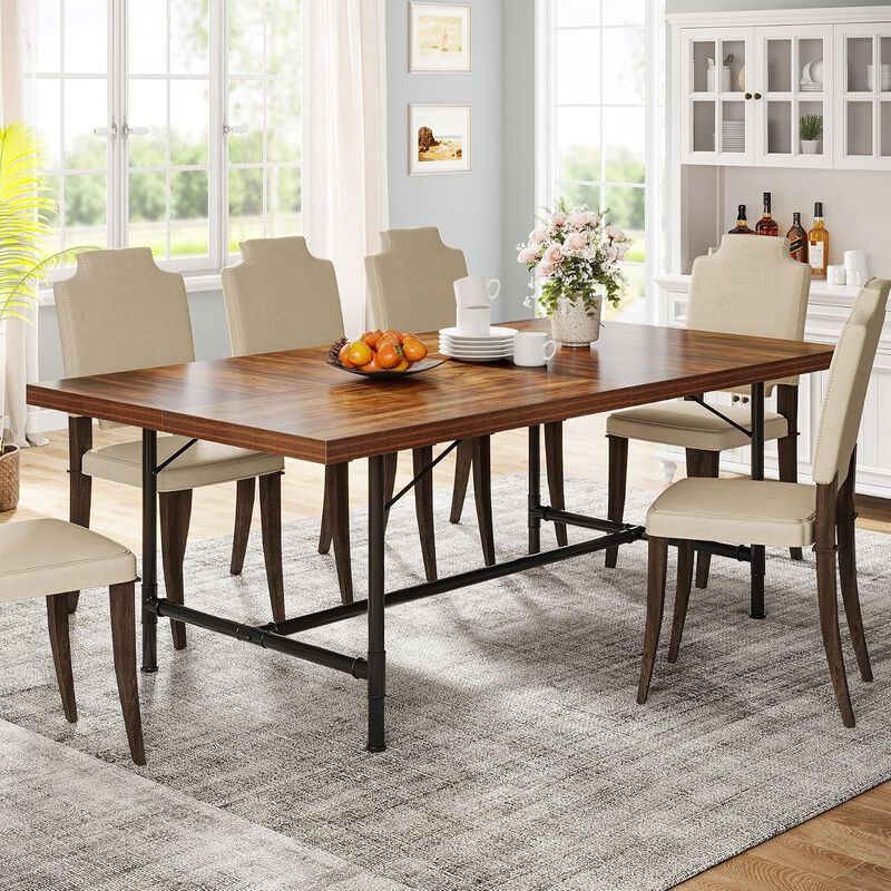 Tribesigns 70.8" Conference Table Dining Table Boardroom Desk image number 3