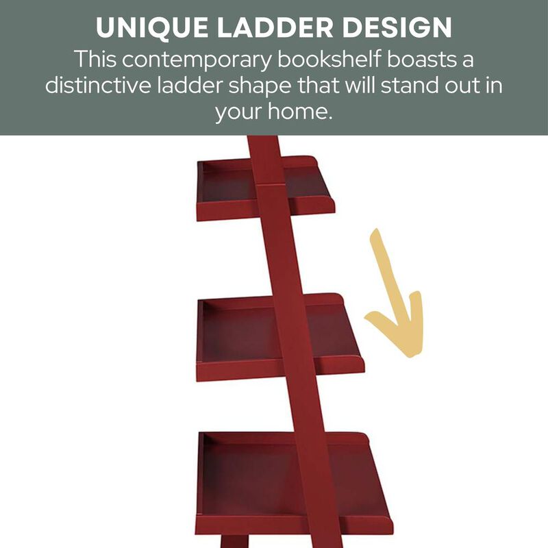 Convience Concept, Inc. American Heritage Bookshelf Ladder