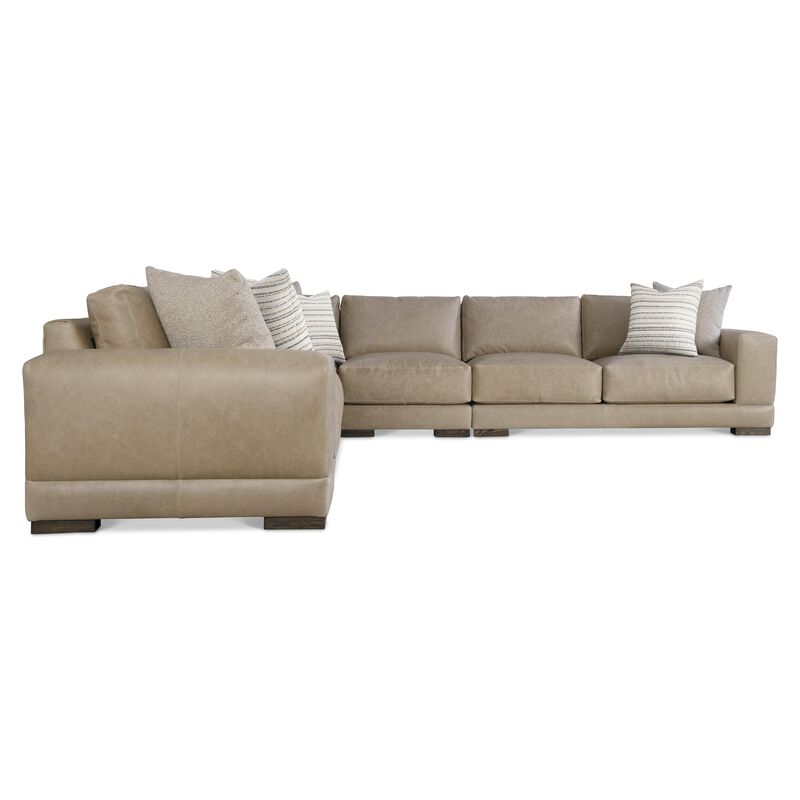 Lars Leather Sectional image number 1