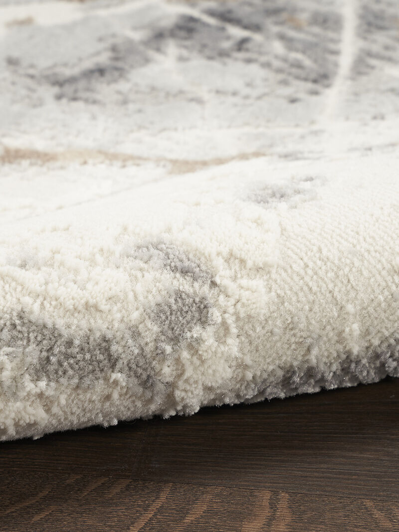 Elation ETN13 Ivory/Gray 4' x 6' Rug