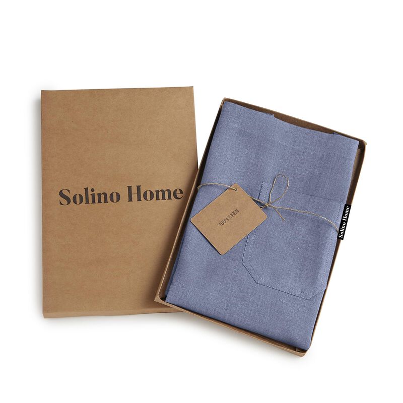 Solino Home 100% Pure Linen Apron - Kitchen Linen image number 4