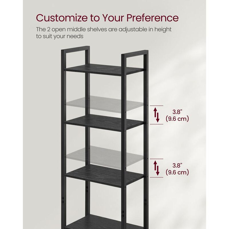 6-Tier Bookshelf for Ample Storage and Stylish Display