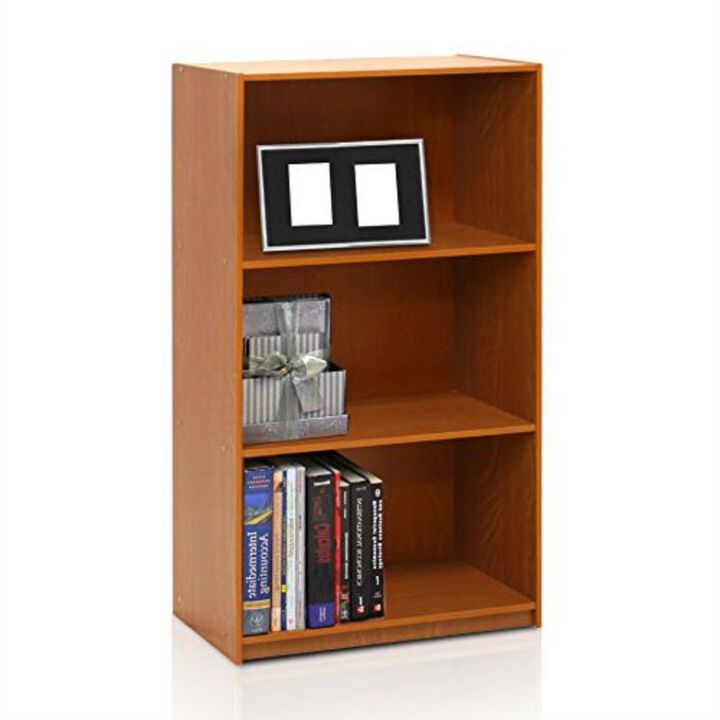 Modern 3-Shelf Bookcase – Stylish Storage Unit