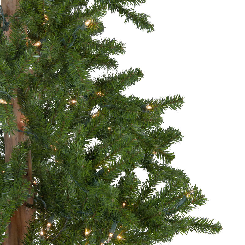 7' Pre-Lit Medium Alpine Artificial Christmas Tree  Clear Lights image number 4