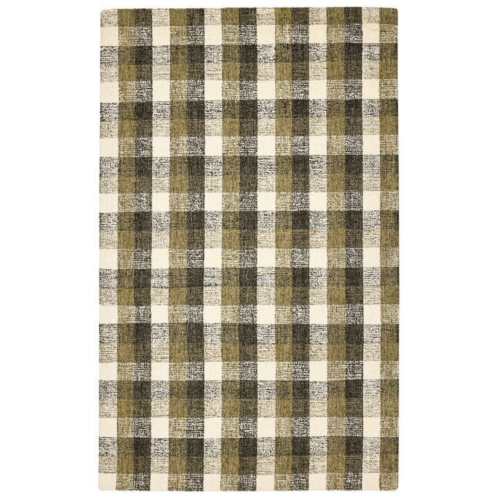HomeRoots Oriental Hand Woven Area Rug With Fringe