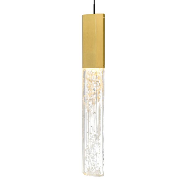 Greta Integrated LED Brass Mini Pendant