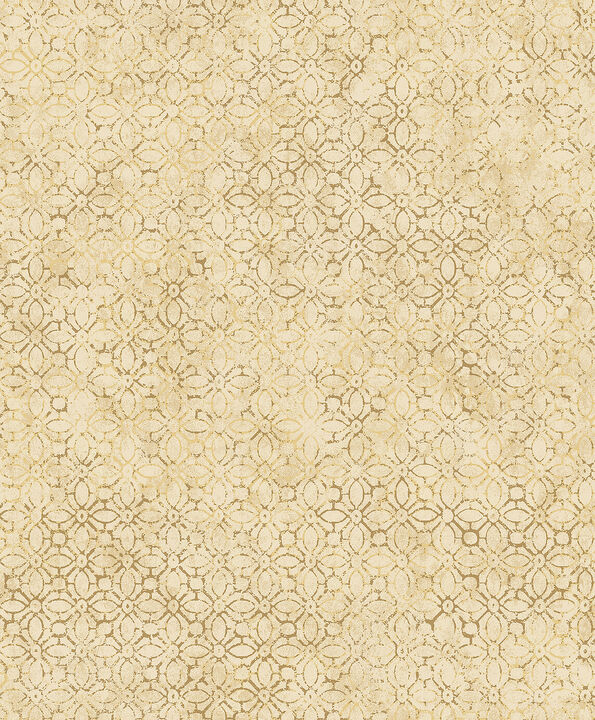 Khauta Gold Floral Geometric Wallpaper (Set of 2)