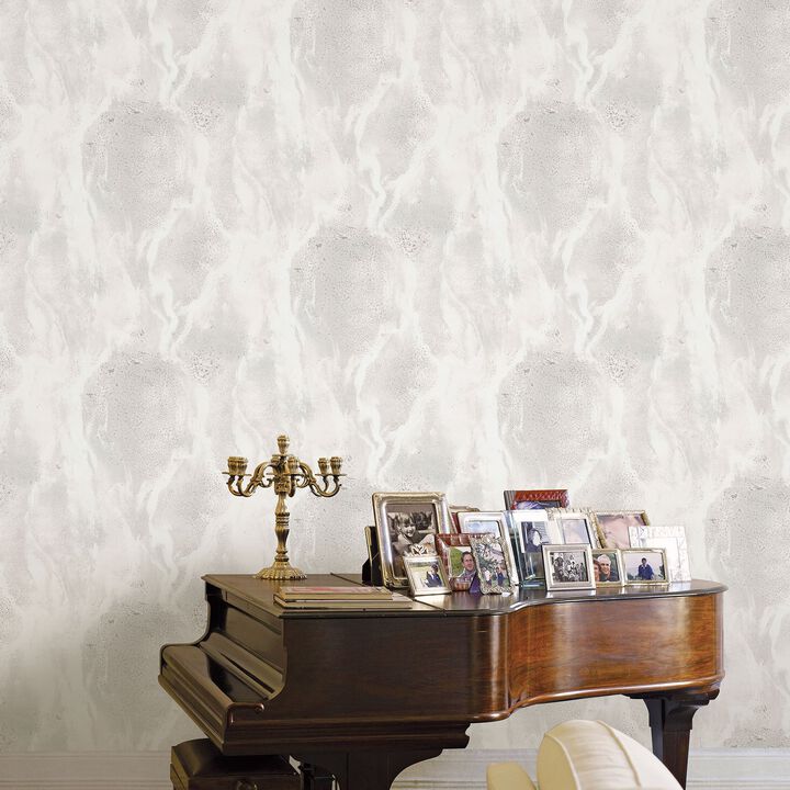 Italian Textures 3 Marble Texture Silver Grey Wallpaper IT42570