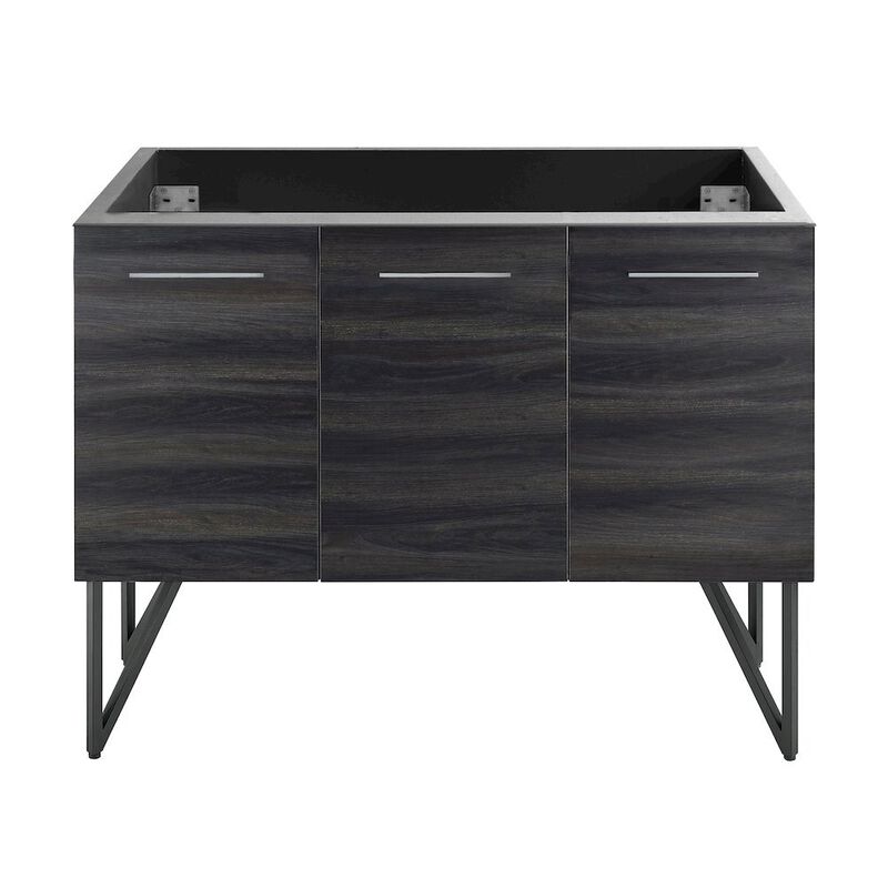 Annecy 48 Black Walnut Bathroom Vanity Cabinet Only (SM-BV224) image number 0