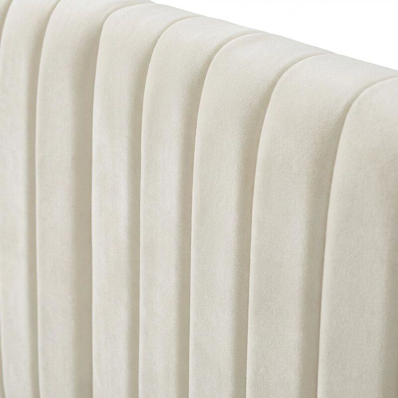 Performance Velvet King Headboard, Upholstered Design, Sturdy Build image number 4