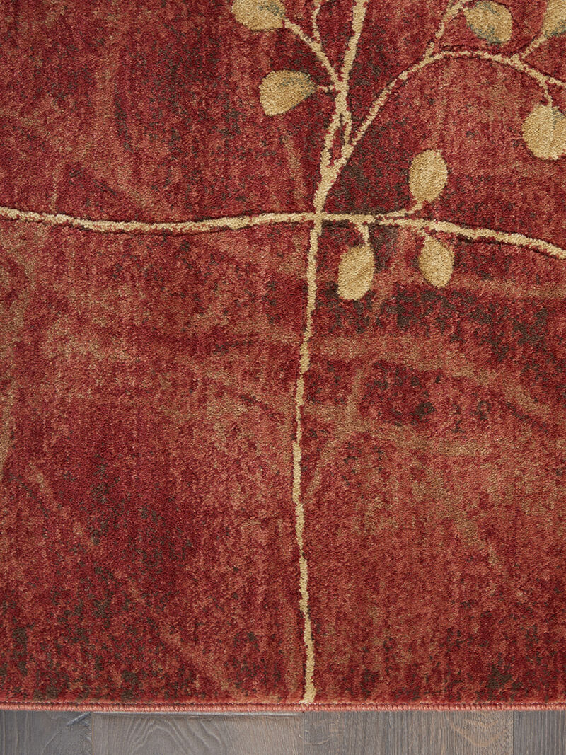 Somerset ST74 Flame 2' x 2'9" Rug