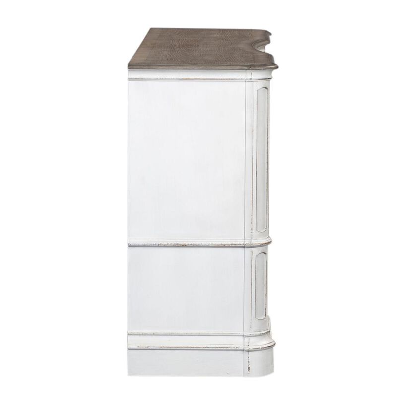 Liberty Furniture Magnolia Manor 9 Drawer Dresser in Antique White image number 2