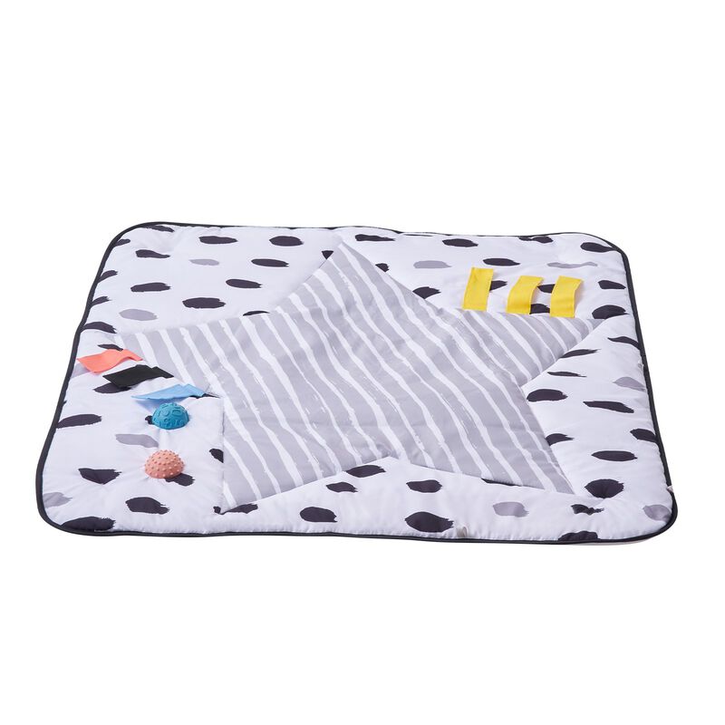 Baby Play Gym Mat, Tummy Time Activity Mat with Sensory Toys for 0-18 Months image number 7