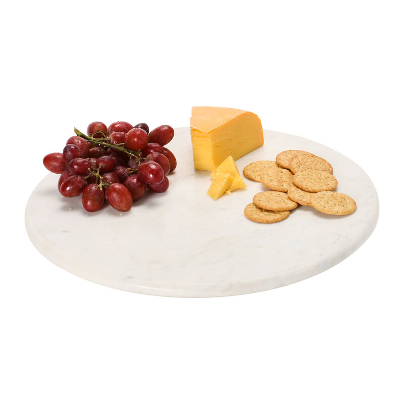 Marble Lazy Susan, White image number 3