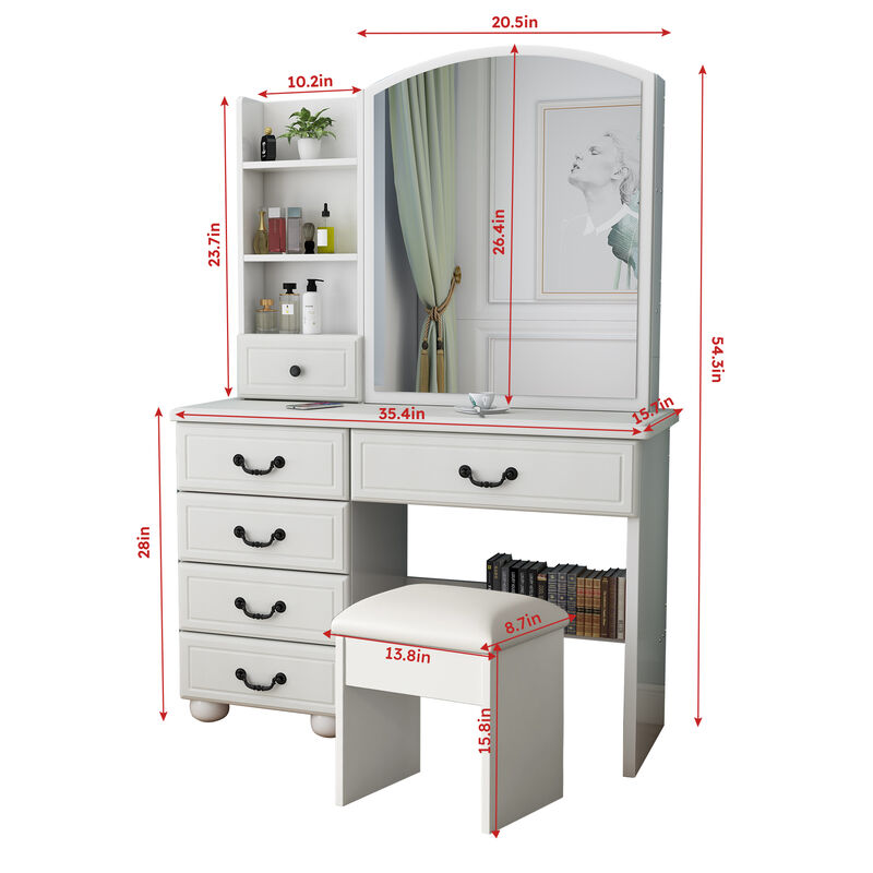 Holnu kFashion Vanity Desk image number 5