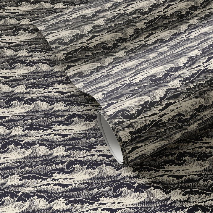 Wavebreak Wallpaper by Getty Images - Wavebreak Black I