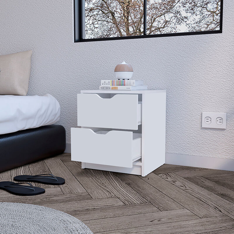 Nightstand Gandu, Bedroom, White