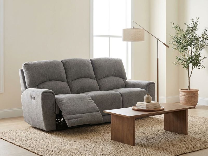 Cassian Charcoal Reclining Sofa image number 1