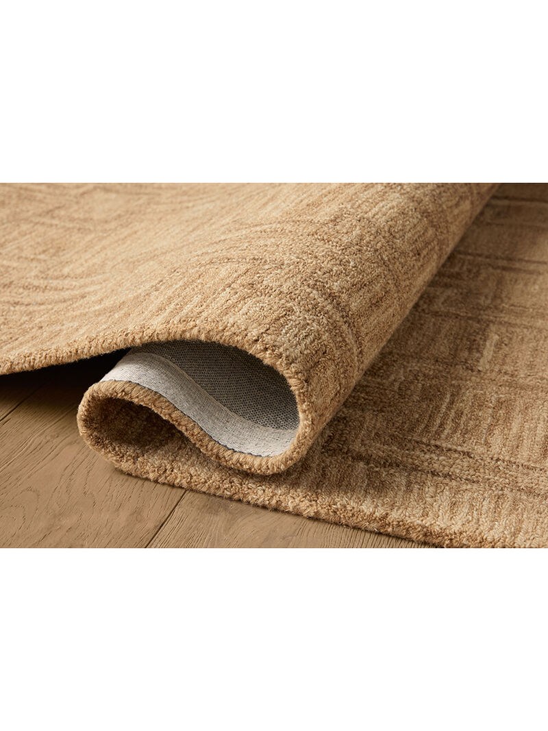 Barrow BAR02 Camel/Brown 7'9" x 9'9" Area Rug by Jeremiah Brent x Loloi