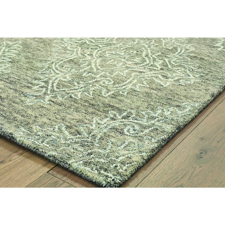 LR Home Karma Wool Area Rug Indoor
