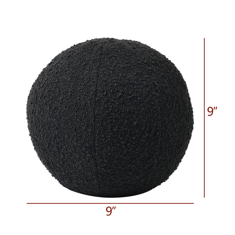 Jules 9-in Boucl&eacute; Round Pillow image number 2