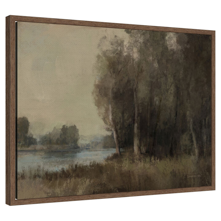 Moody Landscape by Danhui Nai Framed Canvas Wall Art