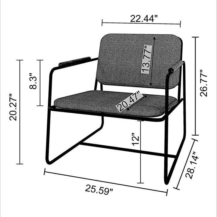 Whythe Brown Low Chair