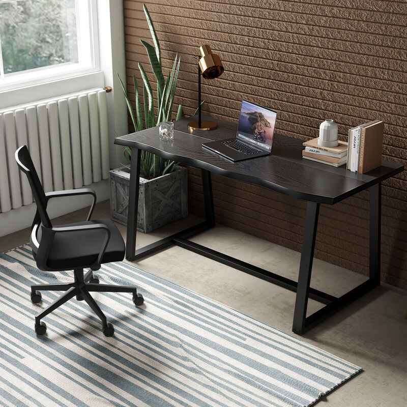 Large Dining Table with Wavy Edge for Elegant and Unique Dining Room Decor