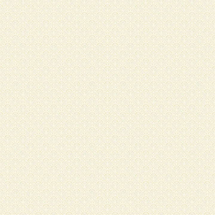 Athena Cream Scalloped Botanical Wallpaper (Set of 2)