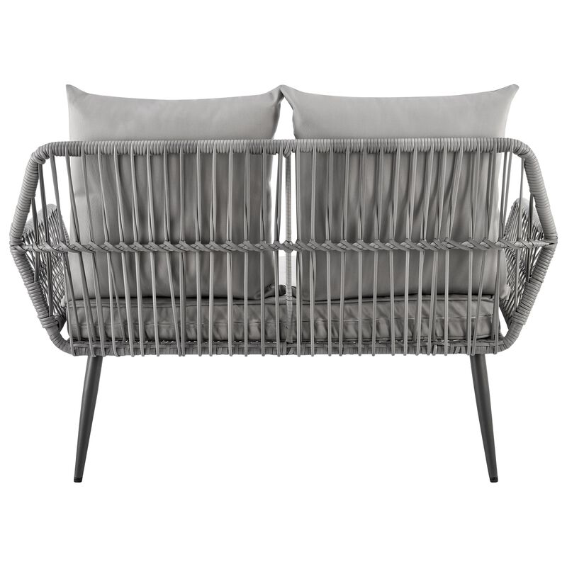 Portofino Gray 4-Piece Patio Set