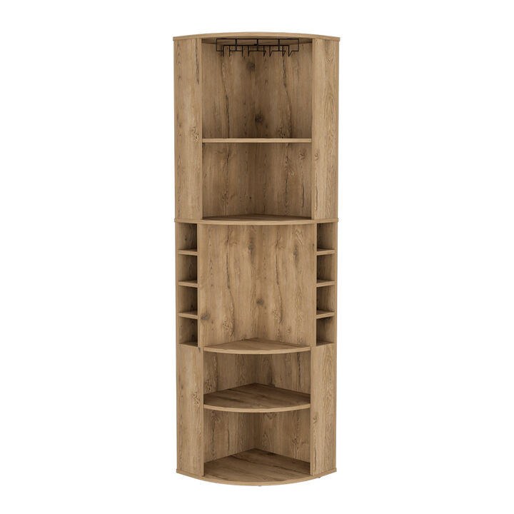 Bar Cabinet Jansen, Living Room, Macadamia