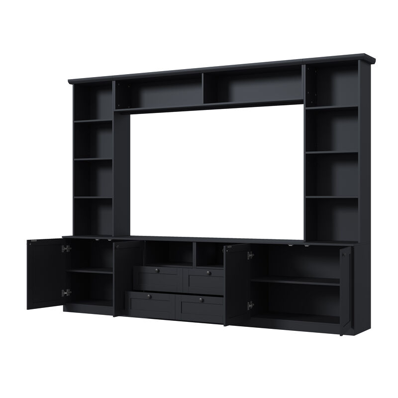 Poxkax Elegant Entertainment Center Wall image number 7